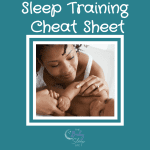 sleep training cheat sheet